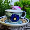 Gedeck, Tradition rm6, Tasse Untertasse 120 ml,  Schnäppchen, Restposten, 2. Wahl^Bunzlauer Keramik Outlet