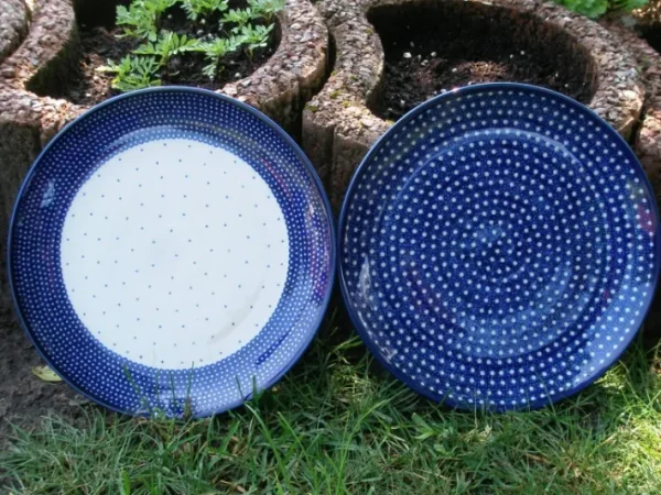 Geschirrset fuer Zwei, Mittagsteller, Ø 25,5 cm, Unikat 18 & 22 - BSN m-1096^Bunzlauer Keramik Best