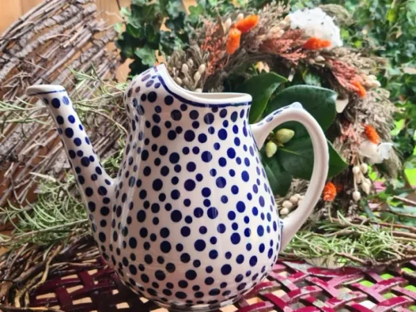 Gießkanne, Vol. 1,8 l, Höhe 21 cm, Crazy Dots, BSN A-0357^Bunzlauer Keramik Best