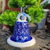 Glocke groß, Antik, alte mit Glasurrissen eventuell^Bunzlauer Keramik Hot