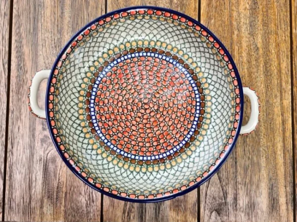 Henkelschale, Ø 27 cm, 5,5 cm hoch, Unikat 1 - BSN 2261^Bunzlauer Keramik Fashion