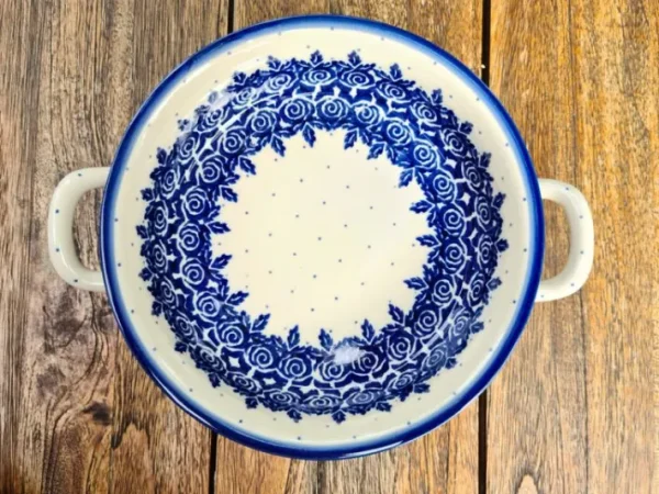 Henkelschale, Ø 20 cm, 5 cm hoch, Unikat 10  BSN 2355^Bunzlauer Keramik Sale