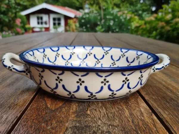 Henkelschale, Ø 20 cm, 5 cm hoch, Tradition 25 - BSN 7795^Bunzlauer Keramik Outlet