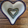 Herzbackform, 15,5 x 15 cm, Höhe ca. 8 cm, Unikat 1, BSN m-886^Bunzlauer Keramik Clearance