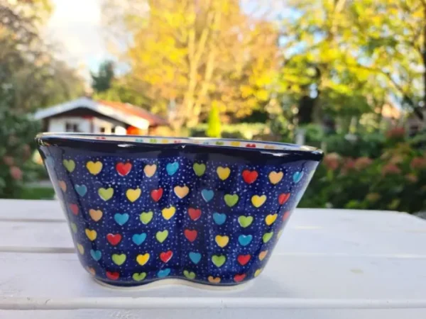 Herzbackform, 15,5 x 15 cm, Höhe ca. 8 cm, Träume, BSN A-1011^Bunzlauer Keramik Sale
