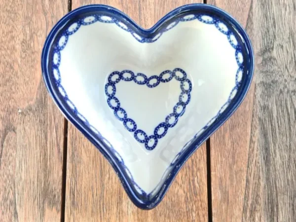 Herzbackform, 15,5 x 15 cm, Höhe ca. 8 cm, Tradition 4, BSN 7359^Bunzlauer Keramik Best