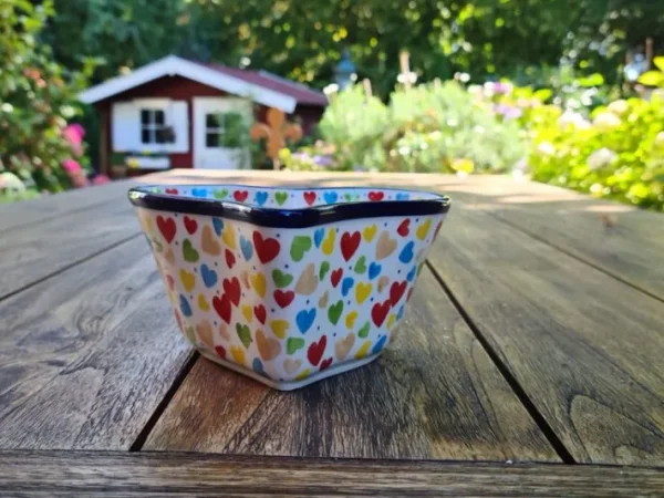 Herzbackform, 15x15 cm,8 cm, Liebe^Bunzlauer Keramik Best