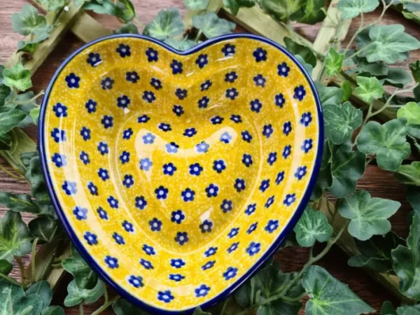 Herzbackform, 15x14 cm,4 cm, Tradition 20^Bunzlauer Keramik Sale