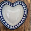 Herzbackform, 21x18 cm,6 cm, White Valentine, BSN R-099^Bunzlauer Keramik Clearance