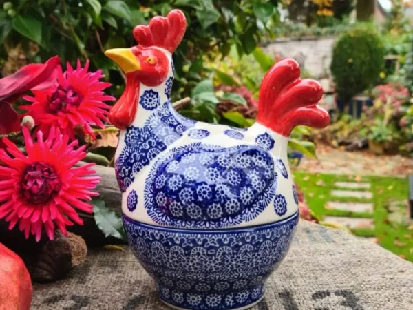Huhn ca. 22 x 13 x 17 cm, Lace^Bunzlauer Keramik Discount