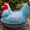 Huhn ca. 22 x 22 x 21 cm, Smile^Bunzlauer Keramik Outlet