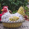 Huhn ca. 22 x 22 x 21 cm, Tradition 20^Bunzlauer Keramik Clearance