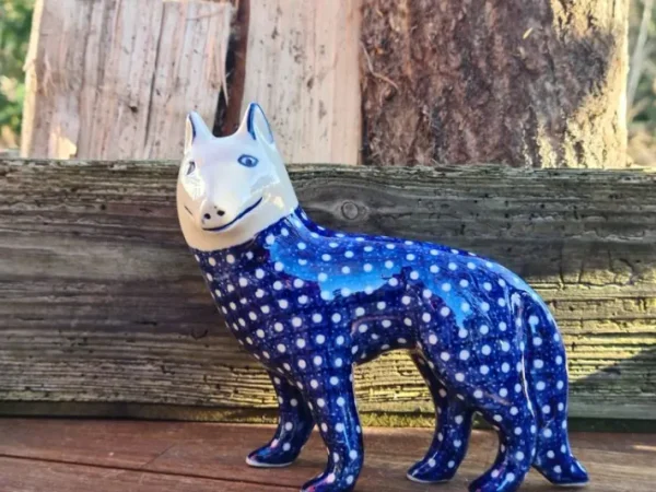 Hund, 15 x 16 x 7,5 cm, Unikat 22 - polish pottery - BSN 7103^Bunzlauer Keramik Fashion