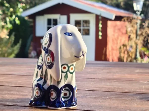 Hund, sitzend, 11 x 11 x 7,5 cm, Tradition 10- polish pottery - BSN 8009^Bunzlauer Keramik Best