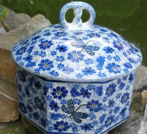 Keksdose, 1,5 l,17 cm, Dragonfly, BSN J-1576^Bunzlauer Keramik Outlet