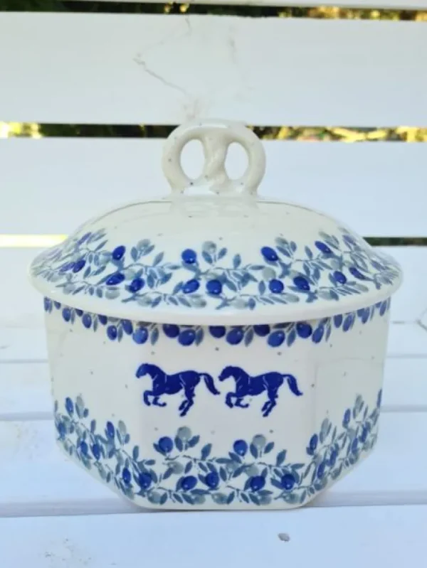 Keksdose, 1,5 l,17 cm, Horse^Bunzlauer Keramik Hot