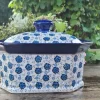 Keksdose, Höhe 17 cm, 25 x 18 cm, Tradition 34, BSN J-660^Bunzlauer Keramik Hot