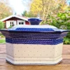 Keksdose, Höhe 17 cm, 25 x 18 cm, Unikat 18 / 2.Wahl^Bunzlauer Keramik Sale