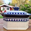 Keksdose, Höhe 17 cm, 25 x 18 cm, White Valentine, BSN R-007^Bunzlauer Keramik Fashion
