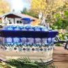 Keksdose, 17x12x11,5 cm, Fleur Delicate, BSN J-4672^Bunzlauer Keramik Outlet