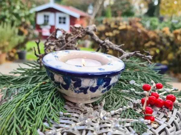 Kerzenständer, Ø 8,5 cm,4 cm, Lady^Bunzlauer Keramik Hot