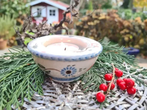 Kerzenständer, Ø 8,5 cm,4 cm, Tradition 53, BSN J-3714^Bunzlauer Keramik New