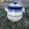 Knoblauchtopf, 900 ml,15 cm, Fleur Delicate, BSN J-1832^Bunzlauer Keramik Clearance