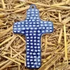 Kreuz, 21 x 12 cm, Tradition 4   BSN 4015-Aussteller^Bunzlauer Keramik Clearance