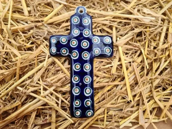 Kreuz, 21 x 12 cm, Tradition 10 BSN 4805-Austeller^Bunzlauer Keramik Clearance