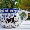Krug, 0,5 l,9 cm, Katze, BSN A-0013^Bunzlauer Keramik Hot
