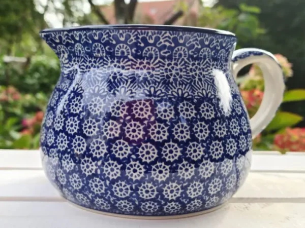 Krug, 1,5 l,12 cm, Lace^Bunzlauer Keramik Online