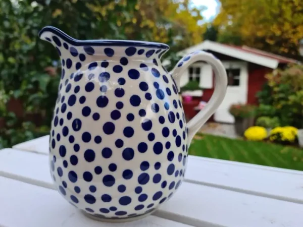 Krug, 1 l, Höhe 16 cm, Crazy Dots, BSN A-0304^Bunzlauer Keramik Online