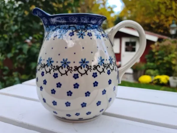 Krug, 1 l, Höhe 16 cm, Fleur Delicate, BSN J-1814^Bunzlauer Keramik Fashion