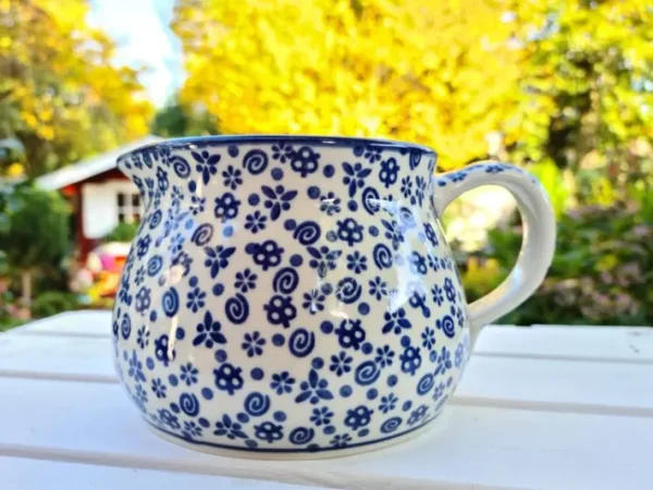 Krug, 1000 ml, Höhe 11 cm, Tradition 12 Bunzlauer Porzellan -  BSN 7408^Bunzlauer Keramik Fashion