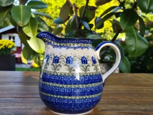 Krug, 1500 ml, Höhe 16 cm, Unikat 7 - Bunzlauer Porzellan - BSN 5046^Bunzlauer Keramik Outlet