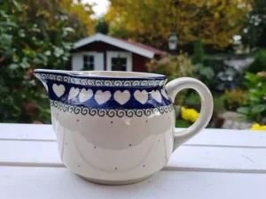 Krug, 700 ml, Höhe 10 cm, White Valentine^Bunzlauer Keramik Hot