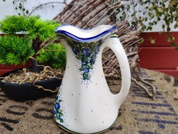Krug / Vase 18 cm hoch, um 600 ml Unikat, antik eventuell Glasurrisse^Bunzlauer Keramik Online