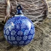 Kugel zum Dekorieren und Aufhängen, 7 x 9 cm, Lace^Bunzlauer Keramik Sale