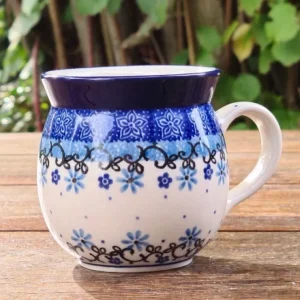 Kugelbecher, 350 ml,9,5 cm, Fleur Delicate, BSN J-1948^Bunzlauer Keramik Clearance