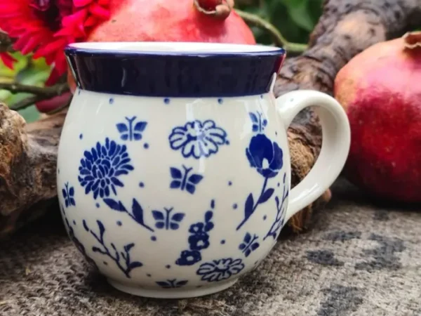 Kugelbecher, 350 ml,9,5 cm, Flower Festival^Bunzlauer Keramik Hot