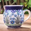 Kugelbecher, 350 ml,9,5 cm, Forget me not, BSN J-1949^Bunzlauer Keramik Best