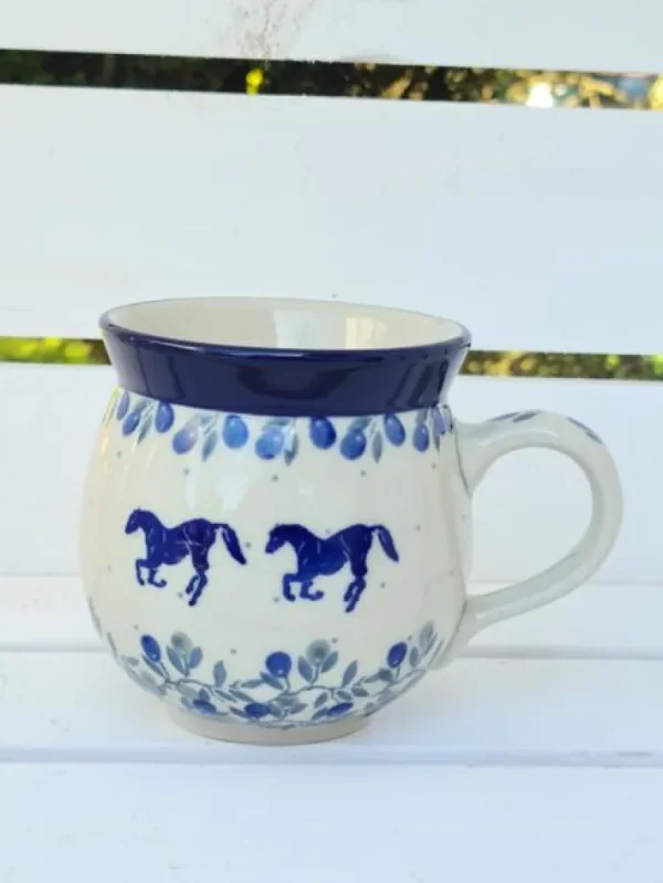 Kugelbecher, 350 ml,9,5 cm, Horse^Bunzlauer Keramik Discount