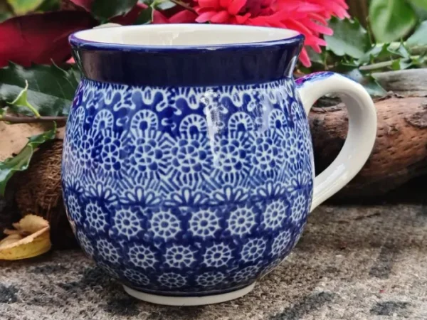 Kugelbecher, 220 ml,8 cm, Lace^Bunzlauer Keramik Outlet