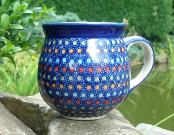 Kugelbecher ca. 500 ml, Höhe 11 cm, Unikat 106, BSN J-767^Bunzlauer Keramik Fashion
