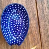 Löffelablage, 12,5 x 8,5 cm, Unikat 22, Oberlausitz Keramik - BSN 10500^Bunzlauer Keramik Best