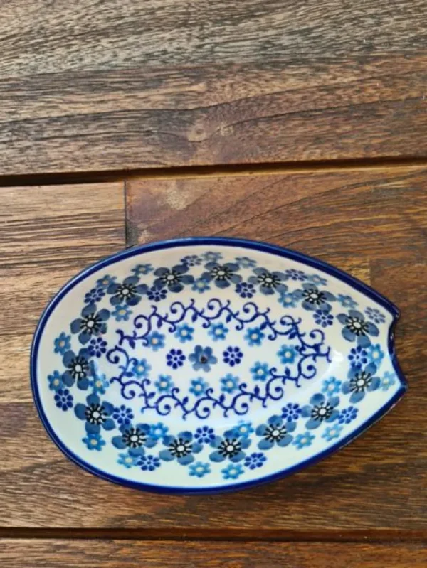 Löffelablage, 12,5 x 8,5 cm, Winter Garden, BSN J-4624^Bunzlauer Keramik Clearance