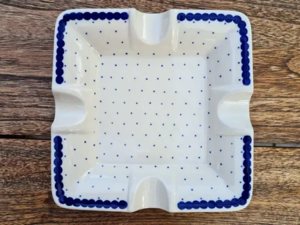 Maxi Aschenbecher, 17,5 x 17,5 cm, 3,5 cm hoch, Tradition 26 - BSN 7677^Bunzlauer Keramik Fashion