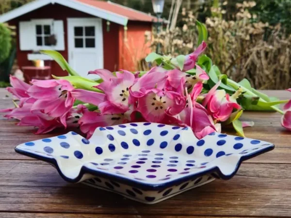 Maxi Aschenbecher, 17,5 x 17,5 cm, 3,5 cm hoch, Tradition 24 - BSN 7679^Bunzlauer Keramik Best