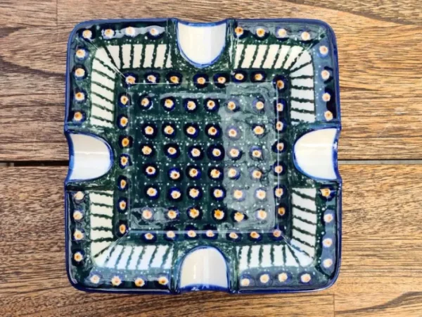 Maxi Aschenbecher, 17,5 x 17,5 cm, 3,5 cm hoch, Tradition 1 BSN 0657^Bunzlauer Keramik Clearance