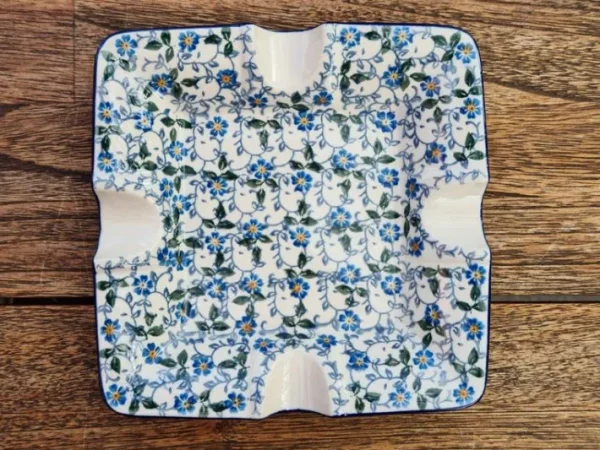 Maxi Aschenbecher, 17,5 x 17,5 cm, 3,5 cm hoch, Summer Wind, BSN A-1355^Bunzlauer Keramik Discount